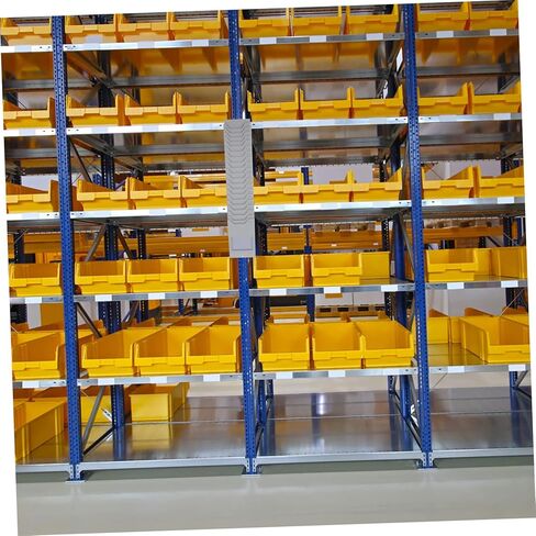 Card Racks Material Cards Holder Organizer for Warehouse Timecards Classification Labels Storage Rack in Kuwait