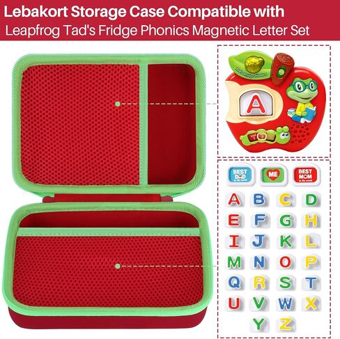 حالة التخزين متوافقة مع مجموعة الرسائل المغناطيسية لـ Leapfrog Tad Phonics Phonics in Kuwait