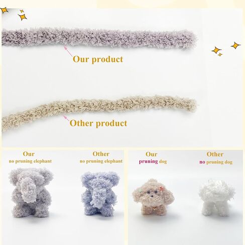 8 Chenille Stems Thick Pipe Cleaners Pastel Craft with 100+ Accessories- Fluffy Fuzzy Sticks for DIY Animal Crafts, Festival Decoration - Handmade Birthday Gift Set (39"x0.78", 4 Colors) in Saudi Arabia