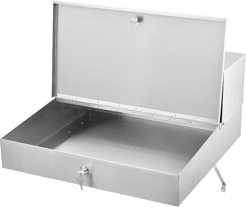 مكتب استقبال الجدار الصناعي العالمي ، 24 "W × 22" D X 12 "H ، رمادي in Saudi Arabia
