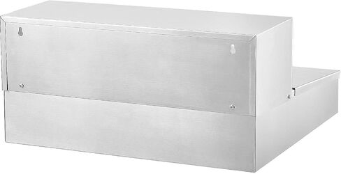 مكتب استقبال الجدار الصناعي العالمي ، 24 "W × 22" D X 12 "H ، رمادي in Saudi Arabia