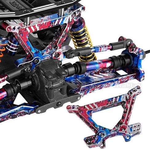 يتصاعد صدمة برج صدمة الألومنيوم جزء من 1/10 Slash Rustler Stampede Jato 4x4 (VXL) (BL-2S) 4WD ، F0RD Fiesta St Rally (VXL) (BL-2S) ، RC الأمامية الصدمة الخلفية القفزات ، التيتانيوم ، التيتانيوم in Saudi Arabia