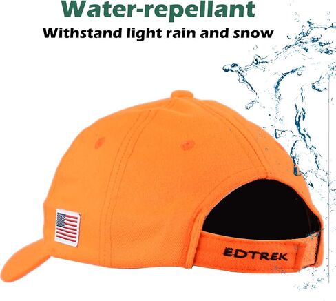EDTREK Elite Youth High Performance Hunting Hat - Boys Girls Kids Camo Hat and Blaze Orange Baseball Cap in Kuwait