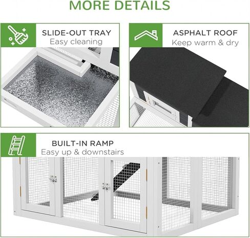 كتكوت كوب ، خارجي محمولة الدجاج تشغيل قفص مثلث خشبي السمان مع قفص الدواجن الأسلاك التهوية للحيوانات الصغيرة (الخشب الطبيعي) in Kuwait