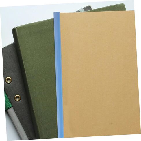 50pcs قضبان الانزلاق A4 لمجلد التقارير قضبان ربط الشريحة البلاستيكية 10 مقاطع كل لمكتب المدرسة والوثائق in Saudi Arabia