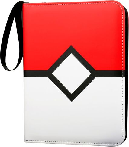 Binder مع 4 جيوب مع سحاب ل 50 صفحة ، 400 موثق Collector's Collector ، ألبوم Collector لبطاقات MTG TCG Sports Cards in Saudi Arabia