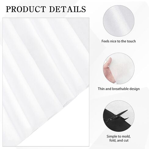 Lecehivo 120 Sheets 30 × 40 بوصة حامض ورق الأرشيف الخالي من ورق الأنسجة غير المحفوظة بدون حمض ورق اللجنين الأبيض المجاني للمطبوعات المنسوجات التي تفصل بين الحفاظ على مستندات التخزين على المدى الطويل in Kuwait