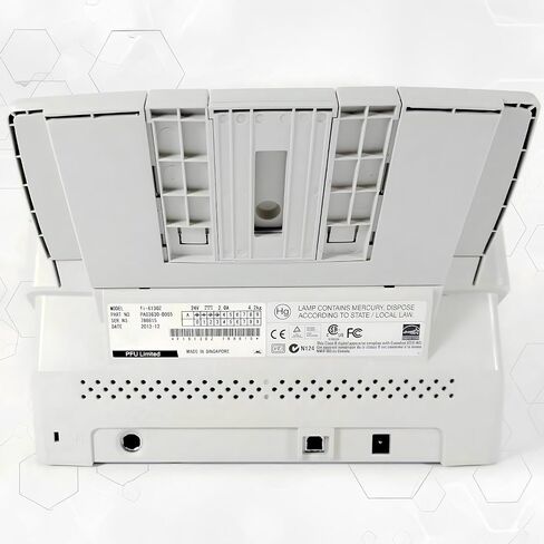 Fujitsu FI -6130Z SCANNER DUPLEX DOCUNTER للكمبيوتر - استلام سريع وماسح ضوئي للصور مع وحدة التغذية ، كابل USB وقماش التنظيف - حل مسح سطح المكتب عالي السرعة للصور ، الصور (متجددة) in Saudi Arabia