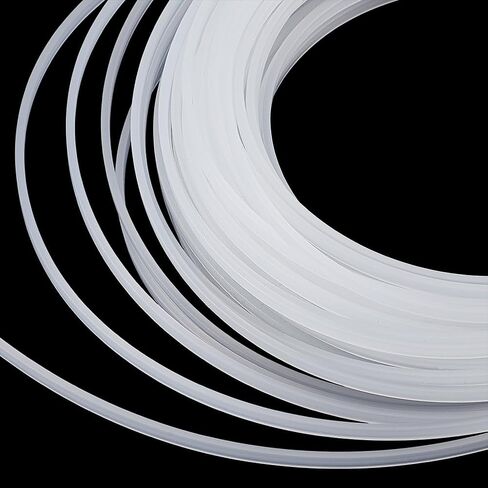 BENECREAT 5mm x 21.87 Yards Plastic Corset Boning, Clear White Sewing Corset Boning, Plastic Continuous Boning for Corsets, Bridal Gowns, Evening Gowns, Hats, Nursing Cap in Saudi Arabia