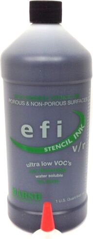 Marsh - 70903 EFI stencil حبر ، زجاجة QT واحدة ، أسود in Saudi Arabia