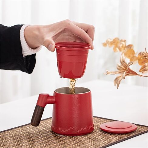 Red Business Set Porkmark Porkmark Cup Cup Hife Set 5 قطع مجموعة in Kuwait