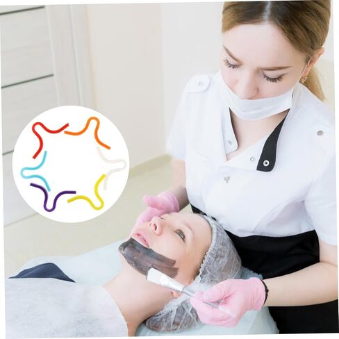 عام 6pcs قناع الأنف جسر منصات سليكون أنف أنف الشريط مريح للبالغين الأولاد والفتيات ملحقات قناع in Saudi Arabia