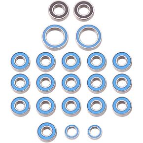 متوافق مع ترقيات Tamiya CC02 1/10 RC ترقيات أجزاء التعديل إكسسوارات 22pcs مطاطية محمل الكرة مجموعة أجزاء RC in Saudi Arabia
