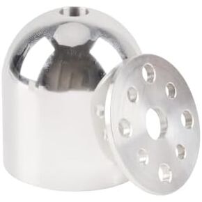 ZY 1.75inch/44.5mm Scale Drilled Aluminum Spinner for DLE30/55 MLD35/70 DA50 for RC Model in Kuwait
