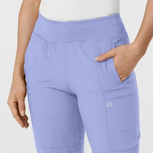 WonderWink W123 Women’s Comfort Waist Cargo Jogger Pant — Navy, X-Large Tall in Saudi Arabia