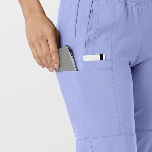 WonderWink W123 Women’s Comfort Waist Cargo Jogger Pant — Navy, X-Large Tall in Saudi Arabia