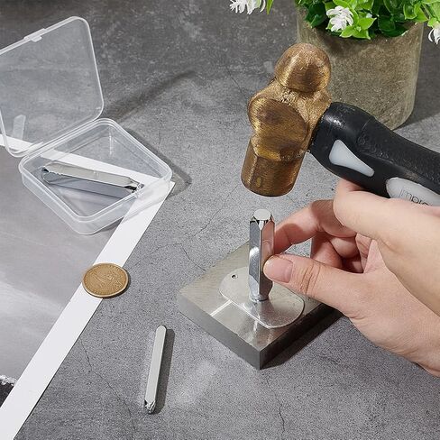 Benecreat 3 PCS Dog Design Design Set Metal Stamps ، 3/5/7mm Metal Stamps for Leather Wood Clay Concling and Stamping ، أدوات لكمة للحرف اليدوية للمجوهرات DIY ، لوازم سجلات بطاقات عيد الميلاد in Saudi Arabia