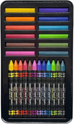 Ranger Dylusions Color Color Caykes & Sticks ، 12 Caykes & 12 Sticks ، مجموعة 1 in Saudi Arabia