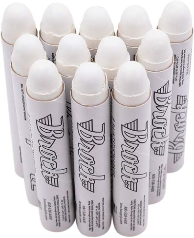 12 PC Box White Brock B PaintStiks Crayon Mark Water Oil Dirt Temper Temp Paint Stick Stick for Tuto Tyre Construction Factle Lumber in Saudi Arabia