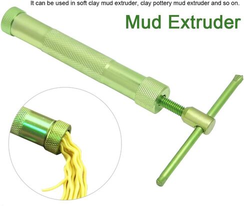 LOCADENCE Stainless Steel Clay Extruder, Green Clay Roller Machine, Clay Extruder Tool, Sugar Paste Extruder Cake Fondant Decorating Tool Set for Make Cakes, Chocolate, Sugar, Clay in Saudi Arabia