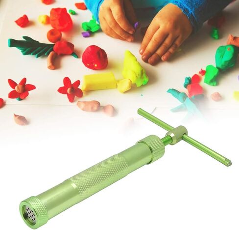 LOCADENCE Stainless Steel Clay Extruder, Green Clay Roller Machine, Clay Extruder Tool, Sugar Paste Extruder Cake Fondant Decorating Tool Set for Make Cakes, Chocolate, Sugar, Clay in Saudi Arabia