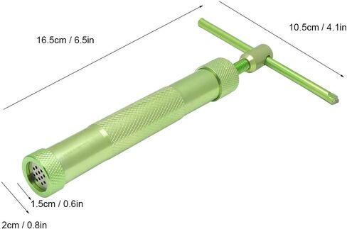 LOCADENCE Stainless Steel Clay Extruder, Green Clay Roller Machine, Clay Extruder Tool, Sugar Paste Extruder Cake Fondant Decorating Tool Set for Make Cakes, Chocolate, Sugar, Clay in Saudi Arabia