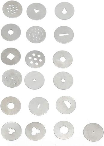 LOCADENCE Stainless Steel Clay Extruder, Green Clay Roller Machine, Clay Extruder Tool, Sugar Paste Extruder Cake Fondant Decorating Tool Set for Make Cakes, Chocolate, Sugar, Clay in Saudi Arabia