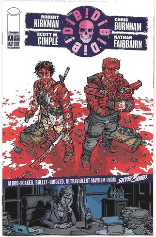 Die! Die! Die! #1"Blank No Bubble/No Word Balloon Cover Variant - Robert Kirkman in Saudi Arabia