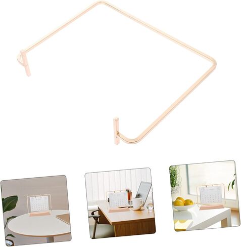 Flip Flip Frame Frame Stand Iron Table Salendar Bracket for Easy Page Flipping Desk Calendar Salendar for Home Office Decor in Saudi Arabia