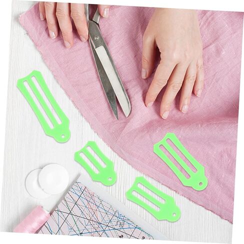 JOJOFUNY 12PCS مقاطع خياطة متعددة الحجم ودبابيس اللحف الملونة لمستلزمات DIY CRAFT أدوات خياطة النسيج متينة للتخيين والتطريز in Kuwait