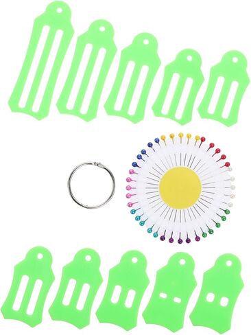 Lurrose 12pcs DIY Binding Maker Set Quilting Sewing Tools Bias Tape Fabric Maker Fabric Clips Quilting Pins for Craft Tailor in Saudi Arabia