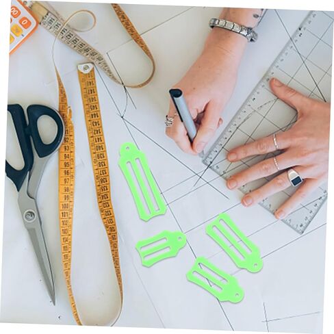 Lurrose 12pcs DIY Binding Maker Set Quilting Sewing Tools Bias Tape Fabric Maker Fabric Clips Quilting Pins for Craft Tailor in Saudi Arabia