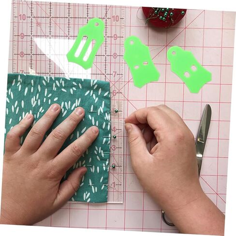 Lurrose 12pcs DIY Binding Maker Set Quilting Sewing Tools Bias Tape Fabric Maker Fabric Clips Quilting Pins for Craft Tailor in Saudi Arabia