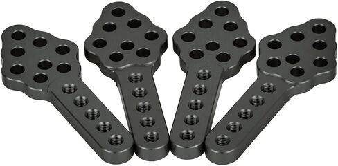 CNC Metal RC Car Eassorber Mount 4pcs أسود ضبط ارتفاع زاوية الوقوف ل SCX10 المحوري 90046 D90 D110 1/10 ترقيات Crawler Carler in Kuwait