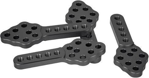 CNC Metal RC Car Eassorber Mount 4pcs أسود ضبط ارتفاع زاوية الوقوف ل SCX10 المحوري 90046 D90 D110 1/10 ترقيات Crawler Carler in Kuwait