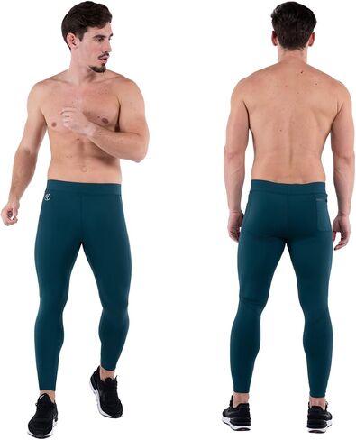 بنطال ضيق رياضي للرجال من Kapow Meggings مع جيوب (Touchdown، X-Large) in Kuwait