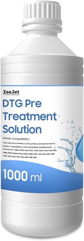 حل المعالجة قبل المعالجة DTG - سائل المعالجة للأقمشة الملونة الداكنة ، طلاء النسيج للطباعة المباشرة للملابس ، يعزز التصاق الحبر الأبيض ، متوافق مع جميع طابعات DTG ، 1000 مل - 34 أوقية in Kuwait