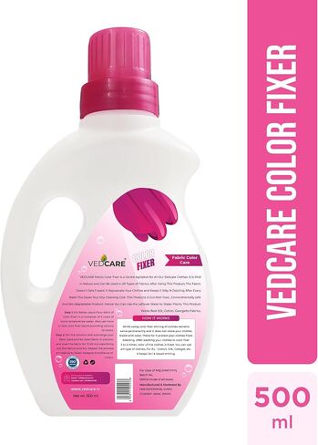 Fabric Color Fixer Liquid for clothes, Works For Silk, Cotton, Georgette and all Fabric 16.9 Fl Oz in Saudi Arabia