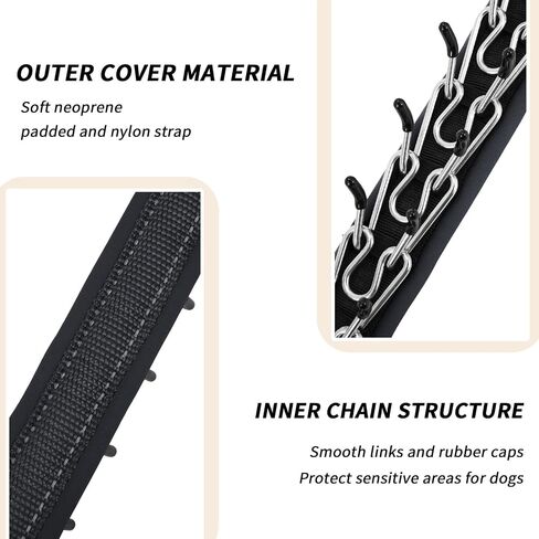 Martingale No Pull Cog Collar للكلاب الكبيرة المتوسطة الصغيرة ، والنيايلون الثقيلة عاكسة قابلة للتعديل طوق الانزلاق السحب مع مشبك للتدريب المشي M أسود الأسود in Kuwait