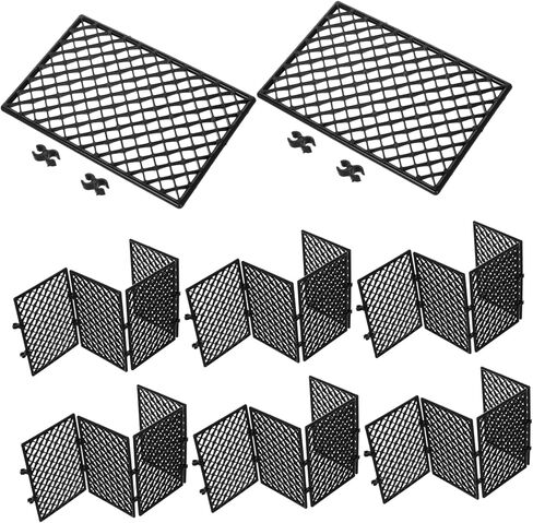 Totority 30pcs Rc Car Garage Assembly Panels DIY Drift Car Racing Panels Realistic Mesh Traffic Parking Layout Easy to Assemble High Compatibility in Saudi Arabia