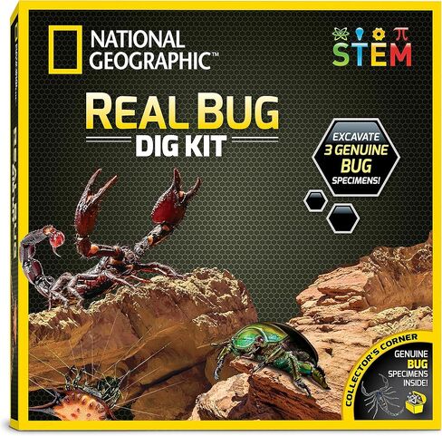 National Geographic Shark Dig Kit - Excavation Science Kit for Kids 8-12 With 2 Figurines and Dig Tool in Saudi Arabia