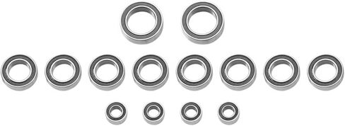متوافقة مع Tamiya T301 1/8 RC CAR Upgrade Parts Accessories 14pcs Rubber Sealed Ball Baby Kit RC in Saudi Arabia