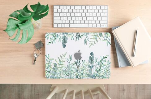 Crystal Clear Case for MacBook Air 13 inch A1466 A1369 2010-2017 Release, 5 in 1 Plastic Hard Shell&Keyboard Cover&Screen Protector&Webcam Cover, Transparent in Saudi Arabia