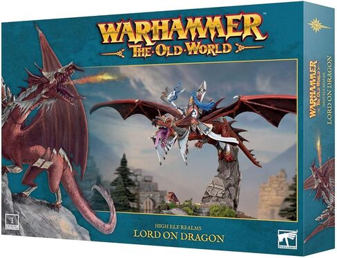 Warhammer The Old World: High Elf Realms: Lord on Dragon in Kuwait