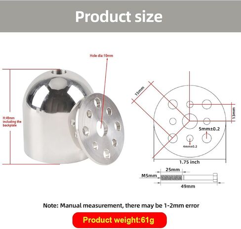 Zy 1.75inch/44.5mm مقياس الألومنيوم الحفر من أجل DLE30/55 MLD35/70 DA50 لنموذج RC in Kuwait