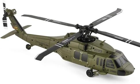 طائرة هليكوبتر K170 UH60L RC مع Gyro 6 محاور ، 2.4G 4CH طائرة هليكوبتر العسكرية التي يتم التحكم فيها عن بُعد محرك 6G محرك للمبتدئين للمبتدئين البالغين in Kuwait