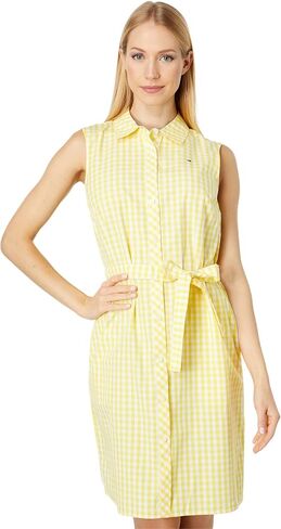 Tommy Hilfiger Tie Waist Summer, Button-Down Shirt Dress for Women in Saudi Arabia