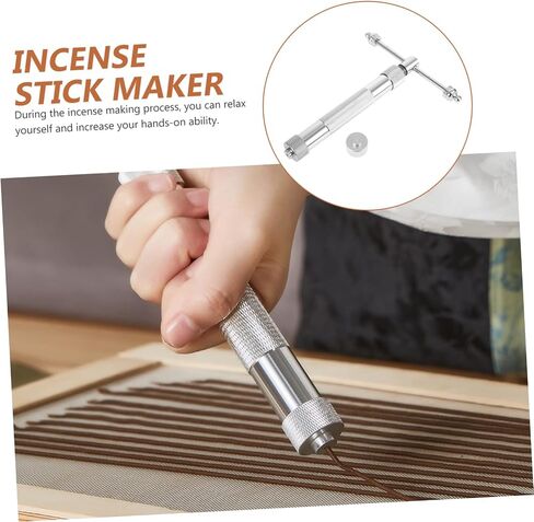 Clay Incense Extruder Tool Manual Incense Stick Maker for DIY Scented Sticks Handheld Molding Accessories for Aromatherapy in Saudi Arabia