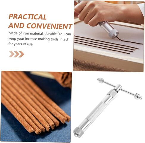Clay Incense Extruder Tool Manual Incense Stick Maker for DIY Scented Sticks Handheld Molding Accessories for Aromatherapy in Saudi Arabia