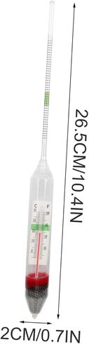 1set High Precision Hydrometer Thermometer Kit for Aquariums Accurate for Fish Tanks Aquaculture and Water Testing in Kuwait